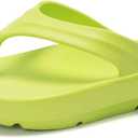 FUNKYMONKEY Women's Comfort Flip Flops with Arch Support - Lightweight EVA Thong Sandals for Walking, Beach, and Daily Wear - Cushioned Footbed & Anti-Slip Sole