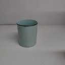 Comfify Large Ceramic Kitchen Utensil Holder With Vintage Farmhouse Floral Pattern - Elegant Turquoise Blue Decorative Crock for Countertop Organization - Organizer for Tools, Spatulas, Spoons & More