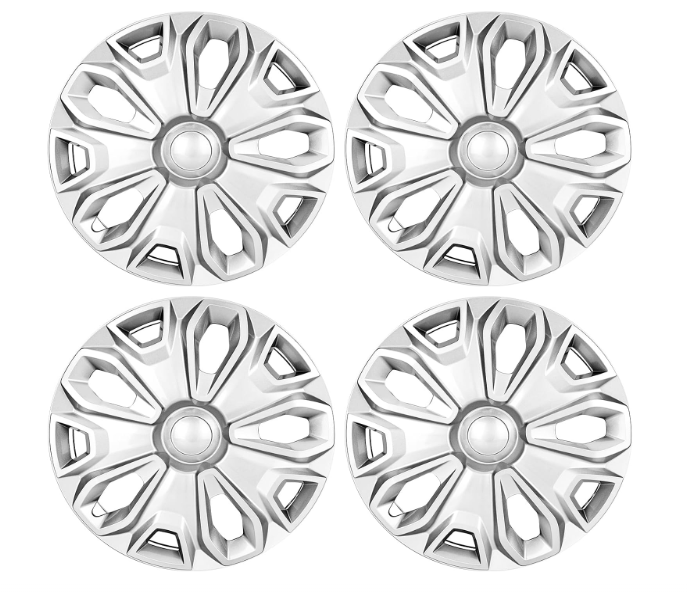 TULALUX Wheel Hubcaps Compatible with Ford Transit 150/250/350, 2015 2016 2017 2018 2019 2020 2021 2022 2023 2024, 16 inch Wheel Covers (Set of 4Pcs)