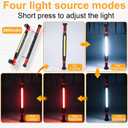 2026 Magnetic Rechargeable LED Work Light Bar, Portable Cordless Mechanic Light with Strong Magnet & Hanging Hook, 3 Modes LED Work Light for Car Repair Garage Shop Detailing (1 Pack)
