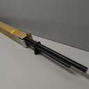 1-1/8 inch Double Curtain Rod - Premium Nonadjustable 54in/4.5ft Drapery Rods - Heavy Duty Dual Curtain Rods for Windows with Solid Aluminum Finials and Adjustable Concealed Mounting Bracket - Black