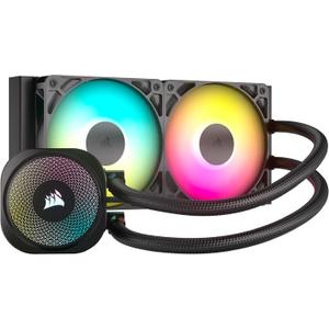 CORSAIR Nautilus 240 RS ARGB Liquid CPU Cooler  240mm AIO  Low-Noise  Direct Motherboard Connection  Daisy-Chain  Intel LGA 1851/1700, AMD AM5/AM4  2X RS120 ARGB Fans Included  Black
