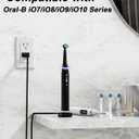 WUKUR Magnetic Charger Replacement for Oral-B iO Series 7/8/9/10 Electric Toothbrush, Magnetic Charging Base Compatible with Oral-B Electric Toothbrush iO Series (Black)