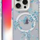 Nimeey Turtle for iPhone 16 Pro Case,MagSafe Compatible,Matte Soft Slim Shockproof Cover,Anti-Fingerprint,Anti-Yellowing,Anti-Scratch Back,Magnetic Phone Case for Women,Girl,Cute,Girly,Clear