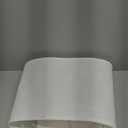 Aspen Creative 37051A Transitional Oval Hardback Shaped Spider Construction Lamp Shade in Off-White Linen Fabric, 16 1/2" wide (9 1/2" + 16 1/2") x (9 1/2" +x 16 1/2") x 11"
