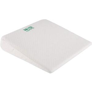 Big Hippo 7.5" Bed Wedge Pillow Memory Foam CushionWedge Pillow for Sleeping and Acid Reflux, Leg, Neck Pain, Snoring, Include Removable Washable Cover, 24 x22 x7.5 inches (Large) (White)