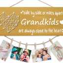 Christmas Gifts for Grandma Grandpa from Granddaughter Grandson - Grandkids Picture Frame for Grandmother Grandfather Grandparent for Mothers Day Fathers Day Grandparents Day Birthday Thanksgiving