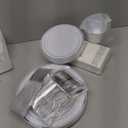 WELLIFE 600 PCS Silver Disposable Dinnerware Set for 100 Guests, Wedding Reception Plates & Silver Plastic Tableware, Dinner & Salad Plates, Cups, Forks, Knives & Spoons for Weddings & Elegant Events