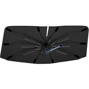 Windshield Sun Shade Umbrella for Acura MDX/RDX/TLX/ILX 2014-2024, 360 Rotation Car Sunshade for Front Window, Highly Reflective Windshield Sun Shield Visor for UV Protection, Keep Car Cool