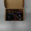 Universal Mini Rear LED Turn Signals 12V Motorcycle LED Tail Lights Red Brake Taillights Compatible with Honda Grom Suzuki Yamaha VStar Triumph Kawasaki Harley Sportster Chopper Bob (Black)