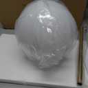 JIMUBEAM Industrial Vintage Wall Sconce Lighting, Milky White Glass Globe Shade with Long Arm Antique Brass Wall Light, Indoor Up and Down Wall Mounted Lamp for Bedroom Kitchen Bathroom