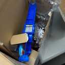 Hot Wheels Toy Car Track Set with Die-Cast Car & Helicopter, 2 Loops, Storage for 36 1:64 Scale Vehicles, Speed Snap Adapters, Mega Loop Garage