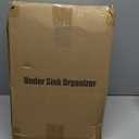 Kitstorack Under Sink Organizer, 2 Tier Under the Sink Storage, Slide out Pull out Cabinet Organizer Shelf, Metal Sliding Drawer for Kitchen Bathroom Pantry Closet Organization Rack, White, 2 Pack