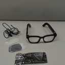 8MP Camera Glasses, AI Smart Glasses with Real-Time Translation, 32GB Storage, Max 10Hrs Playtime,12 Mins Video Rec Pertime| 2 Lens Set（Transparent&Black for Outdoor,Work,Travel, Business - Clear