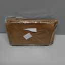 ZTUJO Purse Organizer Insert, Felt Bag Organizer with Metal Zipper, Handbag & Tote Shaper, For Speedy Neverfull Tote, 7 Sizes (Medium, Light Coffee)