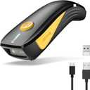NETUM CS7501 QR Code Scanner Upgraded Bluetooth Barcode Scanner, Mini Portable 1D & 2D Barcode Reader for Inventory Management, Cordless Image Scanner for Tablets, Android, iOS, PC, and POS Systems