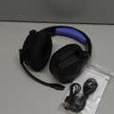 NUBWO Wireless Gaming Headset with Mic for Ps5 Ps4 PC, Zero Interference, 100-Hour Battery All-Day Play, 23ms Sync for Fortnite & Call of Duty/FPS Gamers, Triple Mode All Devices Compatible - Blue