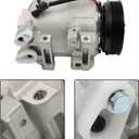 waltyotur AC Compressor CO 29074C Replacement for Nissan Altima 2.5L L4 2013-2018