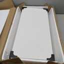 HOOBRO Over The Toilet Storage, 3-Tier Bathroom Organizer Shelf Over Toilet, Freestanding Bathroom Storage Shelves, Space Saver, Easy to Assemble for Room, White WT41TS01