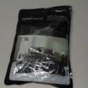 Sutuo Home Silk Pillowcase 2 Pack 100% Mulberry Silk Pillow Cases for Hair and Skin 6A Both Sides 19 Momme Natural Silk Pillow Cover Super Soft and Smooth Queen 20"x30" Black