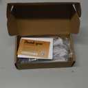 Goldenwarm 5 Pack Adjustable Drawer Pulls Black Cabinet Handles for Kitchen Hardware 1" to 4"(25-102 mm) Hole Distance