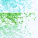 Crushed Glass Set of 3,Broken Glass,1-3mm(Turquoise&Green)