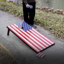 Cornhole Board Set Cornhole Games for Adults Portable Choose Regulation or Tailgate Size