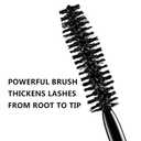 2 x Mascara Volume And Length Black Waterproof Fast Dry Eyelashes Eye Makeup Volumizing Lengthening Curling Defining (Black 06)