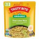Tasty Bite Organic Thai Lime Rice, 8.8 Ounce, Pack of 6, Ready to Eat, Microwavable, Vegan, Gluten-Free (EXP 07/31/27)