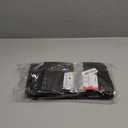 FireKylin 100 Pack Smell Proof Bags 5.9" x 8.6", Resealable Bags with Matte Window, Foil Pouch Stand Up Sealable Bags for Packaging Black