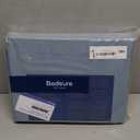 Bedsure Queen Sheet Set, Cooling Sheets for Queen Size Bed Set, Rayon Derived from Bamboo, Breathable & Soft, Deep Pocket, Hotel Luxury Silky Bedding for Hot Sleepers, Dusty Blue