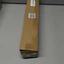 Curtain Rods for Windows 32-96 Inch, 1 Inch Adjustable Black Curtain Rod Set with Brackets, Easy Install