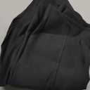 NICETOWN Pitch Black Solid Thermal Insulated Grommet Blackout Curtains/Drapes for Bedroom Window (2 Panels, 42 inches Wide by 63 inches Long, Black)