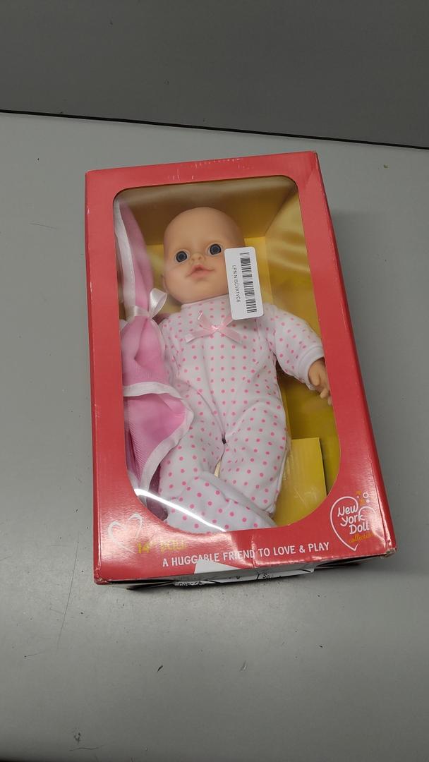 11 inch Soft Body Boy Baby Doll in Gift Box - Doll Pacifier Included -Toy Dolls for Boys and Toddlers (Caucasian)