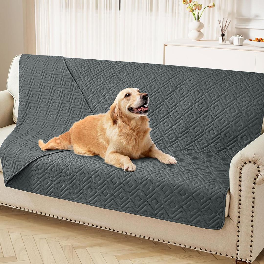 hyha Waterproof Reversible Dog Blanket, Pet Blanket for Sofa Couch | Waterproof Protection, Soft Fabric, Reversible Design, Washable, Sofa Protection from Pet Hair & Messes (52x82 Inch)