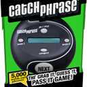 Hasbro Gaming Catch Phrase Electronic Game | Fun Active Handheld Party Games for Adults, Teens, and Kids | 4 or More Players, 2 Teams | Portable Summer Travel Activities | Ages 12+ 