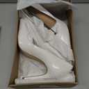 Steve Madden Women's Noir Pump (7, White Leather)