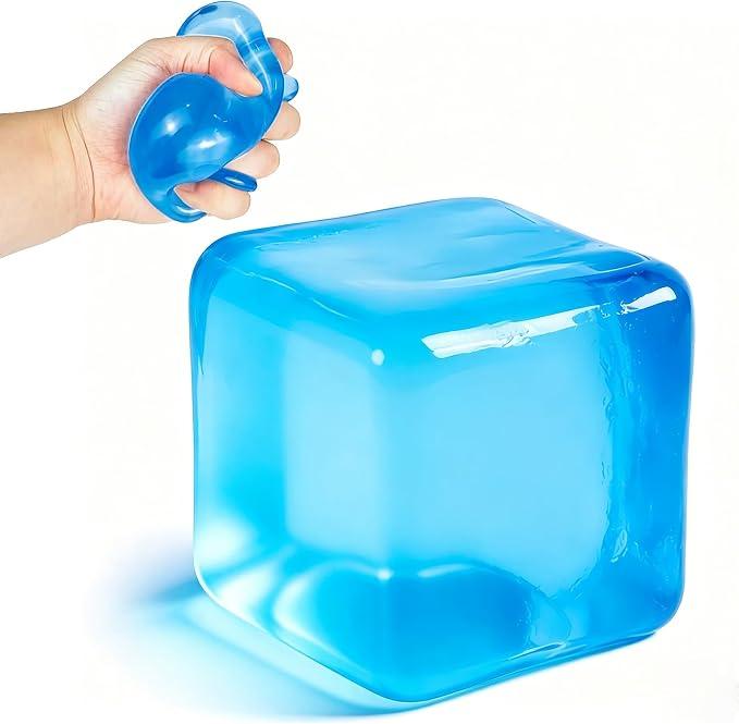 Square Squishy Toy, Soft Slow Rising Stress Relief Cube, Sensory Fidget Toy for Teens Adults, Portable Anxiety Squeeze Toy, Ideal for Christmas Stocking Stuffers, Party Favors, Classroom Prizes