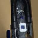 Gxzsk Handheld Vacuum Cordless, 15000PA Strong Suction Hand Held Car Vacuum Cleaner Rechargeable, Portable Hand Vacuum with Multi-Nozzles & Washable Filter for Home Office, Car, Pets (Gray & Deep Blue)