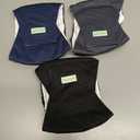 Wegreeco Washable Male Dog Belly Band - Pack of 3 - Washable Male Dog Belly Wrap, Small Doggie Dog Diapers Male for Doggy Puppy (Black, Charcoal, Navy, Small)