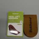 Adjustable Heel Lift Inserts for Shoes - Bukihome Orthopedic Shoe Lift for Uneven Legs 4 Layers Height Increase Insole for Heel Pain,Heel Spur,Achilles Tendonitis,Medium(Women 9-11.5/Men 7-9.5) (Medium (Pack of 2), Brown)