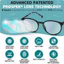 Prospek Blue Light Glasses for Kids (+0.5 Magnification), High Optical Quality Clear Lenses, SHARP. Computer Blue Light Blocking Glasses for Children 5-12y.o.