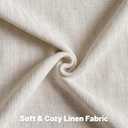 FUTEI Light Natural Decorative Throw Pillow Covers 18x18 Inch Set of 2,Soft Linen Slub Texture Cushion Case,Farmhouse Home Decor for Couch Bed Living Room