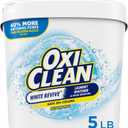 OxiClean White Revive Laundry Whitener and Stain Remover Powder, Alternative to Bleach for Laundry, 5 lb