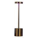 Gold Tone Rechargeable Touch Lamp 7 different colors NIB by Merkury