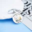 New Grandma Gifts First Time Grandmother Gifts Promoted To Grandma Keychain Mothers Day Gift 2026 Pregnancy Announcement for Grandparents Key Chain Birthday Christmas Gift