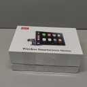 Wireless Apple Carplay Screen for Car 4K Dash Cam, 9" Portable Apple Carplay & Android Auto Car Stereo, with 1080p Backup Camera, GPS Navigation/Mirror Link/Voice Control/Bluetooth