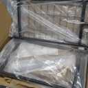 HarJue Towel Racks for Bathroom, 35" H Standing Towel Holder 3 Tier Metal Pool Towel Hanger Outdoor Floor with Storage Shelves for Blanket Bath Towel Drying (Matte Black)