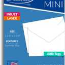 Desktop Publishing Supplies White Florist Size Envelopes - 100 Pack (2 3/8" x 3 5/8")