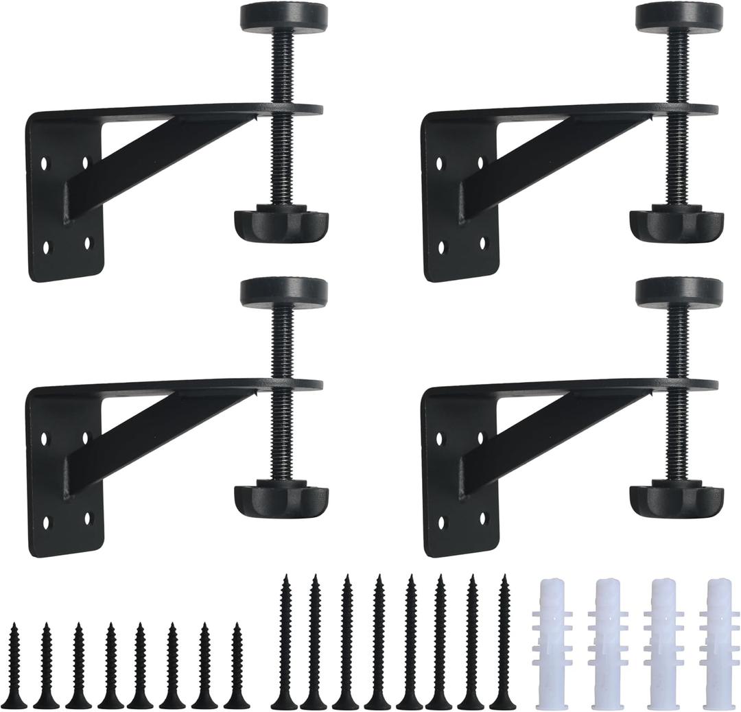 4 Pcs Undermount Sink Brackets, Undermount Sink Support, Sink Repair kit, Brackets for Narrow Cabinet,Sink Bracket for Kitchen